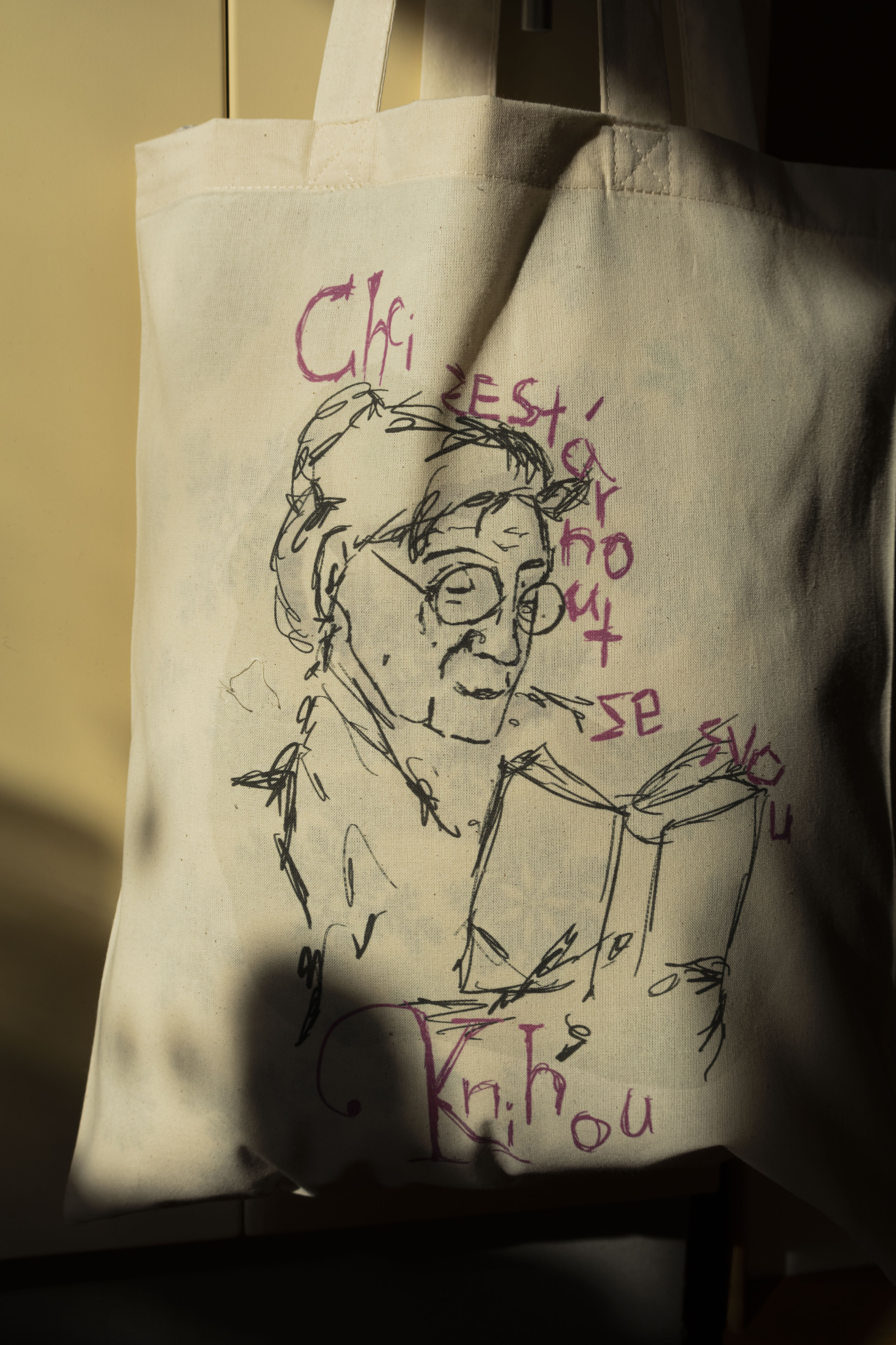 Knižní plátěnka Chci zestárnout se svou knihou
